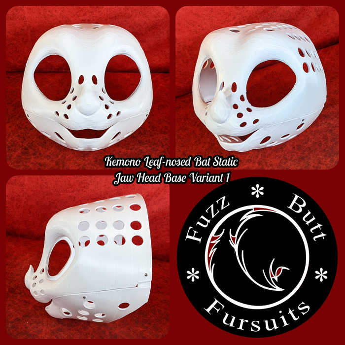 Western Kemono Leaf-nosed Bat Static Jaw Head Base Variant 1