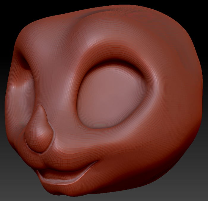 Western Kemono Leaf-nosed Bat Static Jaw Head Base Variant 1