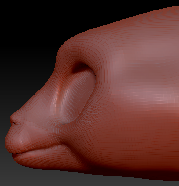 Western Kemono Llama Head Base Variant 1