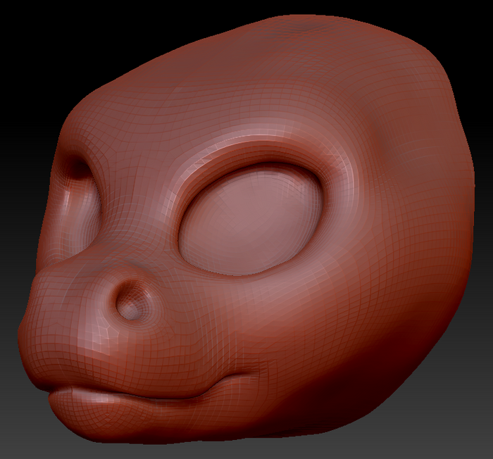Western Kemono Long-nosed Angel Dragon Head Base Variant 1