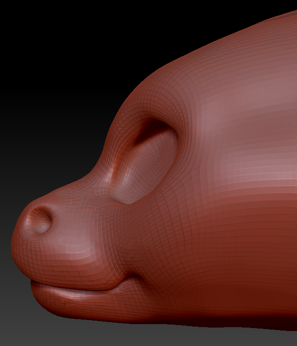 Western Kemono Long-nosed Angel Dragon Head Base Variant 1