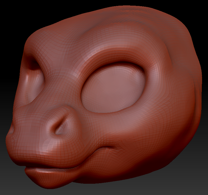 Western Kemono Long-nosed Angel Dragon Head Base Variant 2