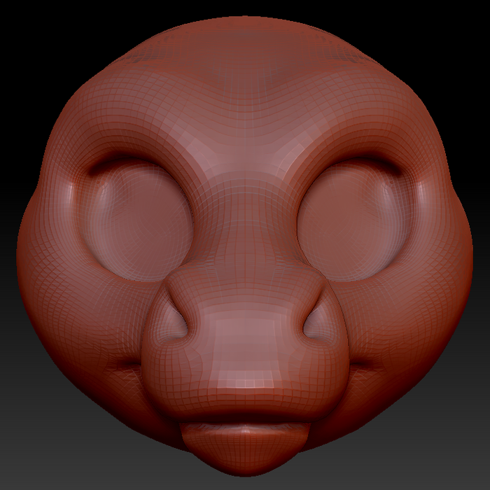 Western Kemono Long-nosed Angel Dragon Head Base Variant 2