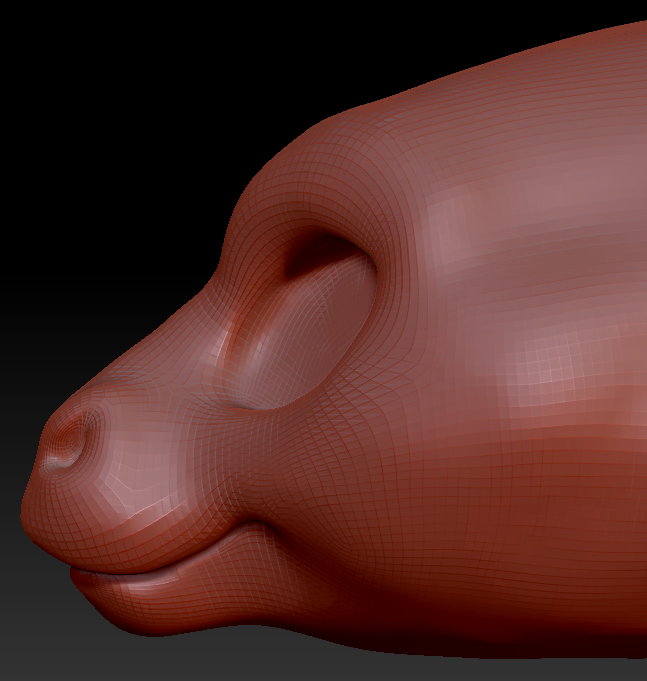 Western Kemono Long-nosed Angel Dragon Head Base Variant 2
