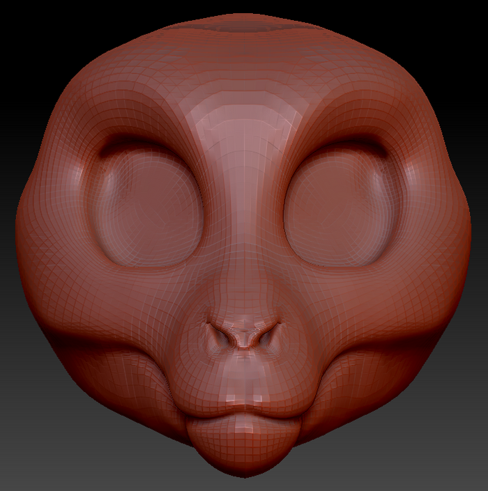 Western Kemono Macaque Head Base