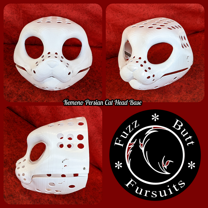 Western Kemono Persian Cat Head Base