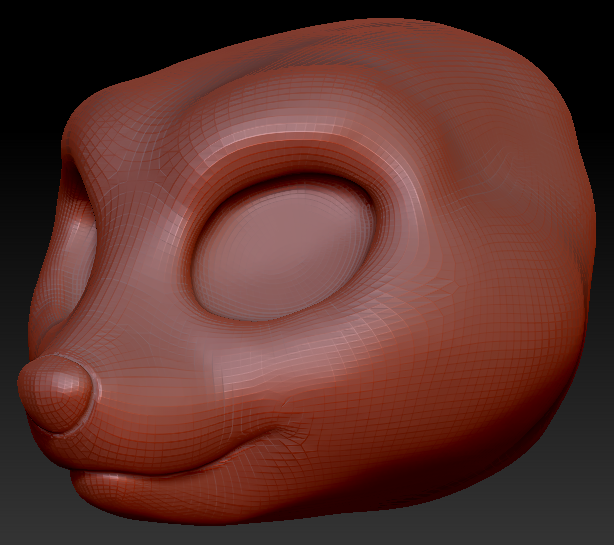 Western Kemono Raccoon Head Base
