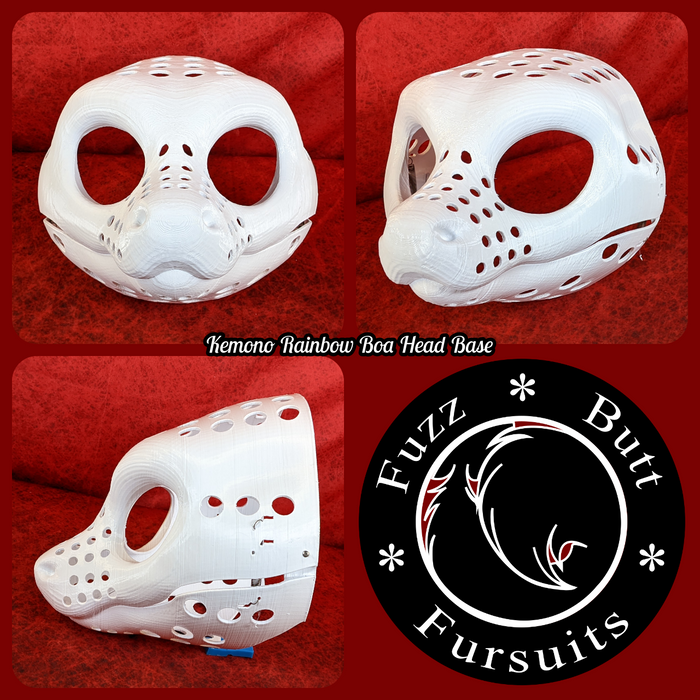Western Kemono Rainbow Boa Head Base