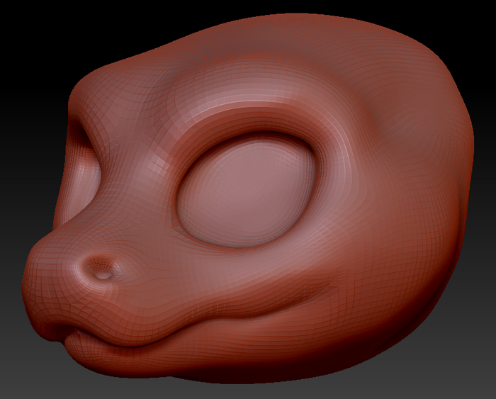 Western Kemono Rainbow Boa Head Base
