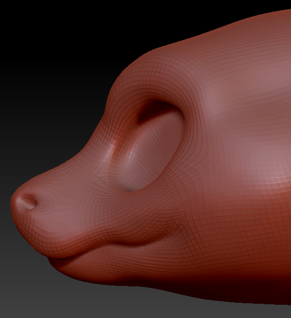 Western Kemono Rainbow Boa Head Base