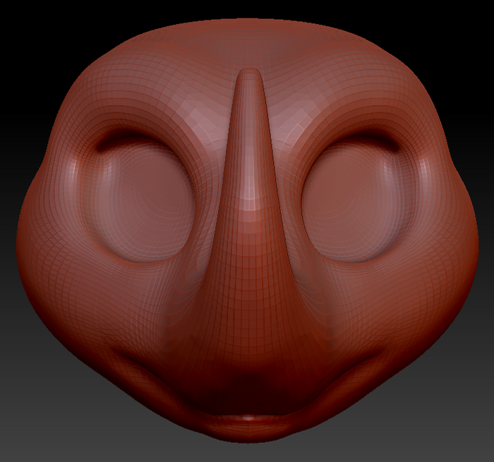 Western Kemono Rhino Beetle Head Base Variant 1
