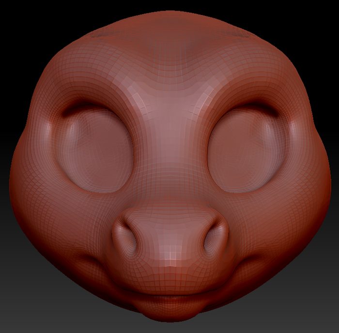 Western Kemono Round-nosed Dragon Head Base Variant 1