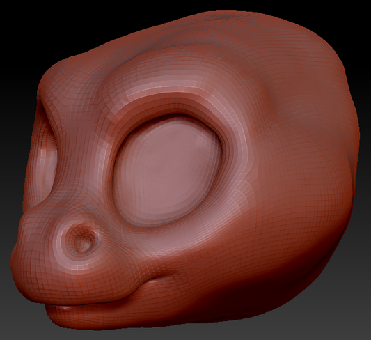 Western Kemono Round-nosed Dragon Head Base Variant 2