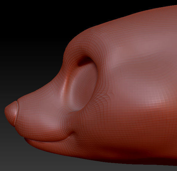 Western Kemono Saluki Head Base Variant 1