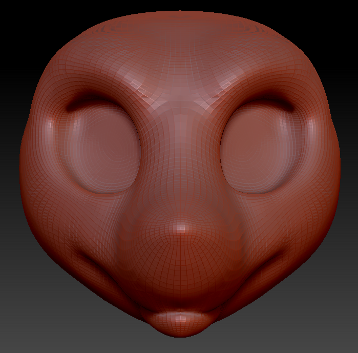 Western Kemono Sergal Head Base Variant 1