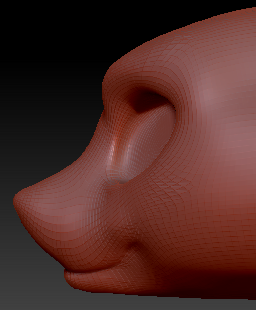 Western Kemono Sergal Head Base Variant 1