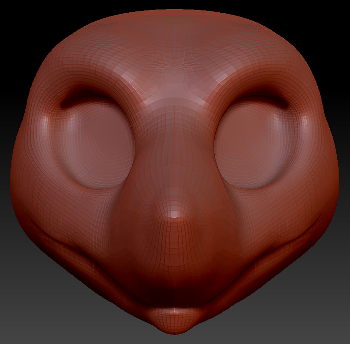Western Kemono Sergal Head Base Variant 2