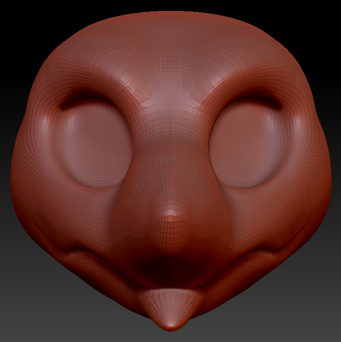 Western Kemono Sergal Head Base Variant 3