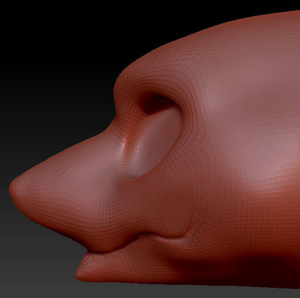 Western Kemono Sergal Head Base Variant 3