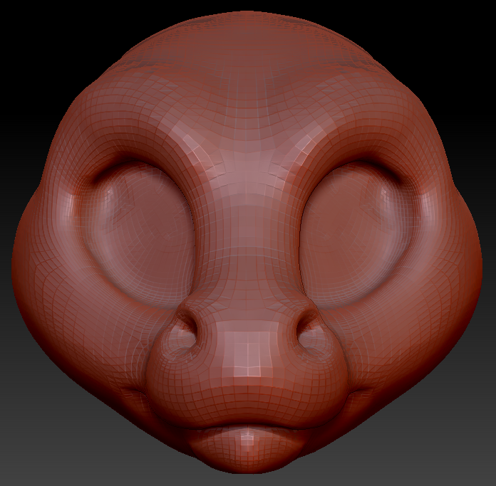 Western Kemono Short-nosed Angel Dragon Head Base Variant 2
