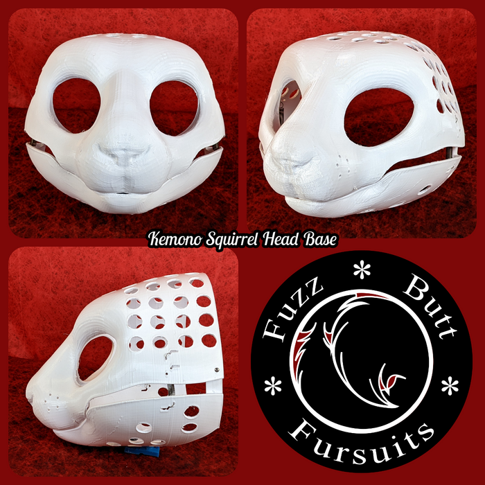 Western Kemono Squirrel Head Base