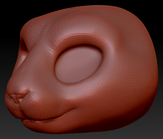 Western Kemono Squirrel Head Base