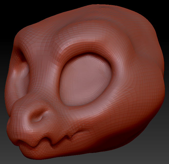 Western Kemono Wickerbeast Head Base Variant 3