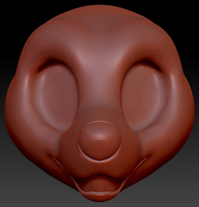 Western Kemono Wolf Static Jaw Head Base