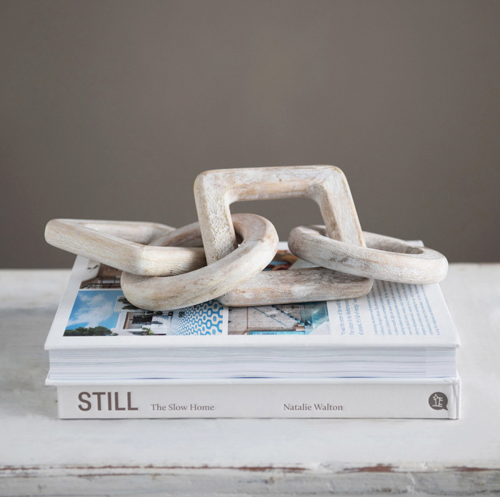 White Washed Wood Chain
