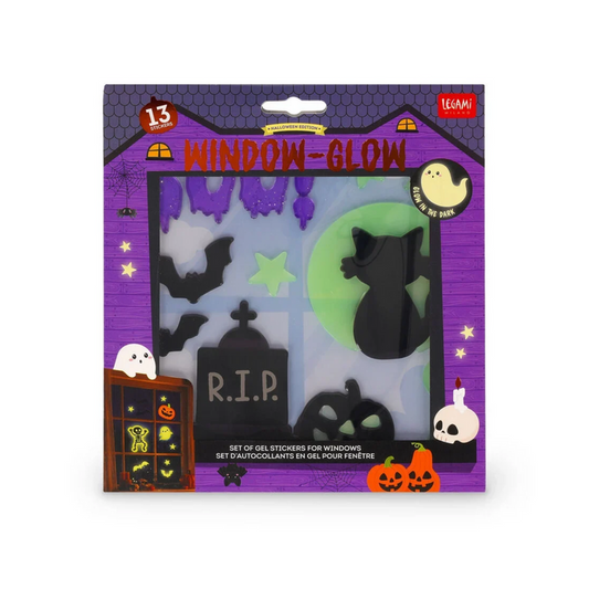 Window-Glow - Set Of Gel Stickers - Halloween