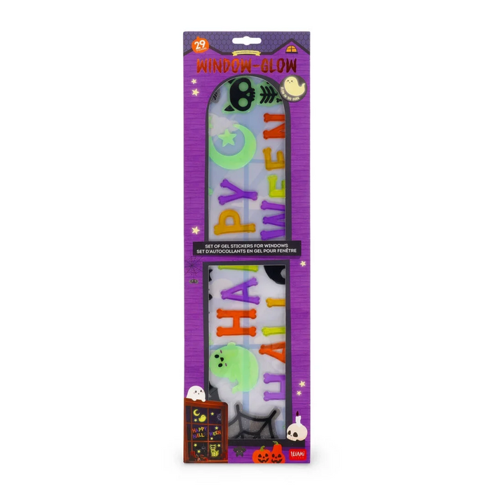 Window-Glow - Set Of Gel Stickers - Halloween