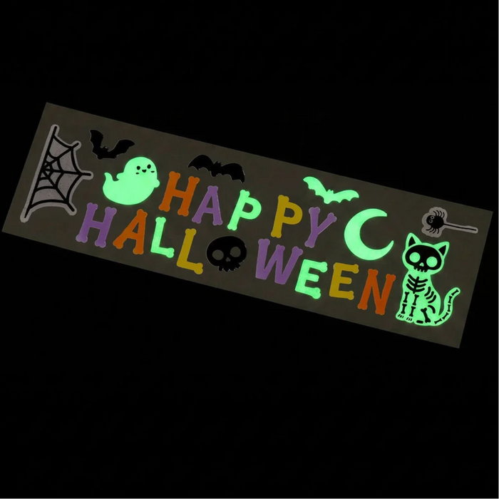 Window-Glow - Set Of Gel Stickers - Halloween