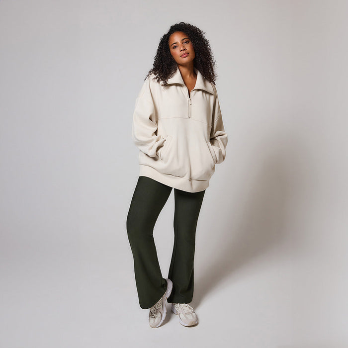 Winter Flare Leggings - Deep Olive