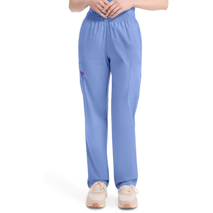 Women's EDS Signature Natural Rise Tapered Leg Pull-On Scrub Pant - Ciel - 1