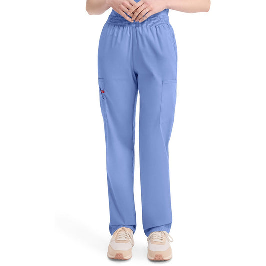Women's EDS Signature Natural Rise Tapered Leg Pull-On Scrub Pant - Ciel - 1