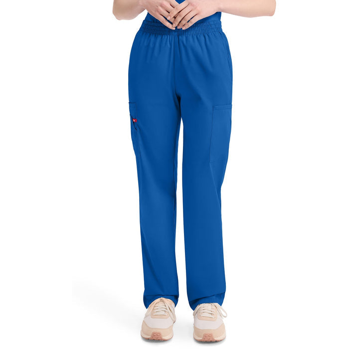 Women's EDS Signature Natural Rise Tapered Leg Pull-On Scrub Pant - Royal - 1