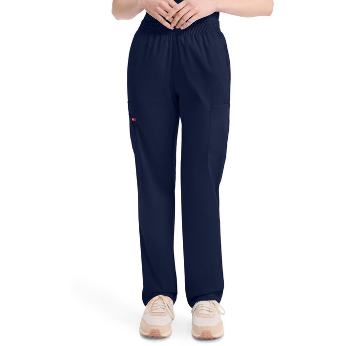 Women's EDS Signature Natural Rise Tapered Leg Pull-On Scrub Pant - Navy - 1