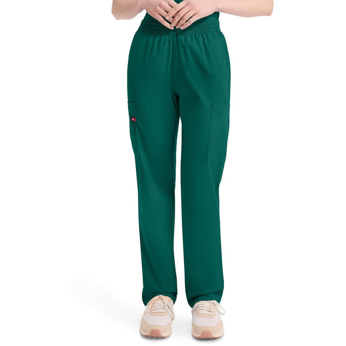 Women's EDS Signature Natural Rise Tapered Leg Pull-On Scrub Pant - Hunter Green - 1