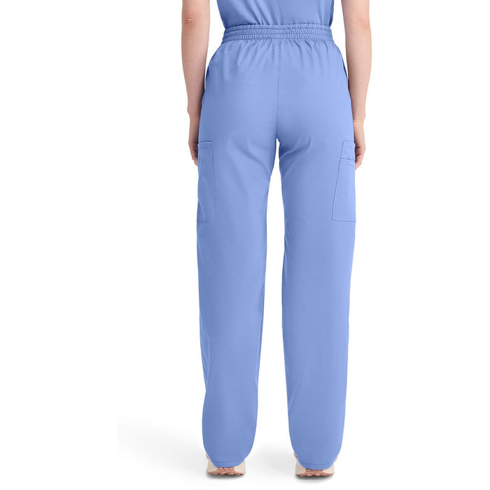 Women's EDS Signature Natural Rise Tapered Leg Pull-On Scrub Pant - Ciel - 2