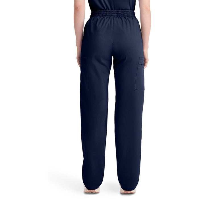 Women's EDS Signature Natural Rise Tapered Leg Pull-On Scrub Pant - Navy - 2