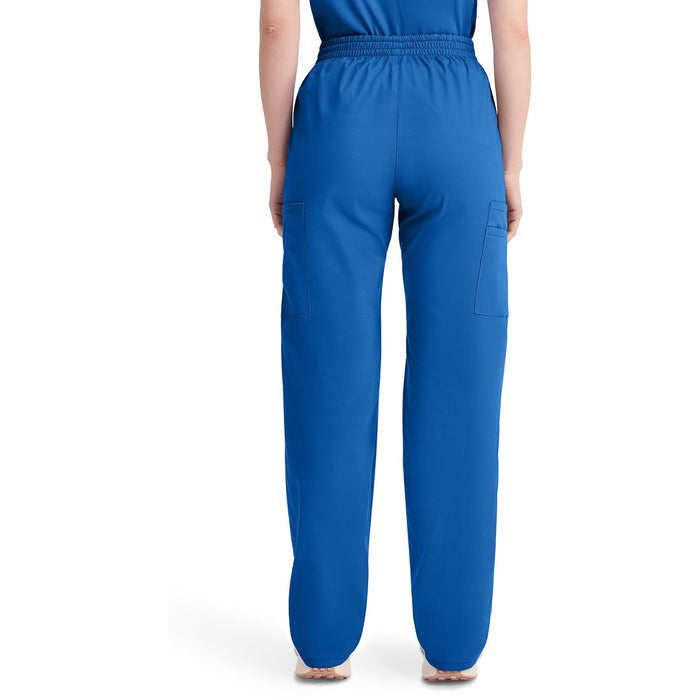 Women's EDS Signature Natural Rise Tapered Leg Pull-On Scrub Pant - Royal - 2