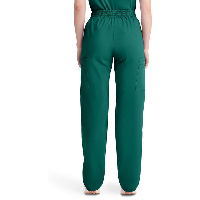 Women's EDS Signature Natural Rise Tapered Leg Pull-On Scrub Pant - Hunter Green - 2