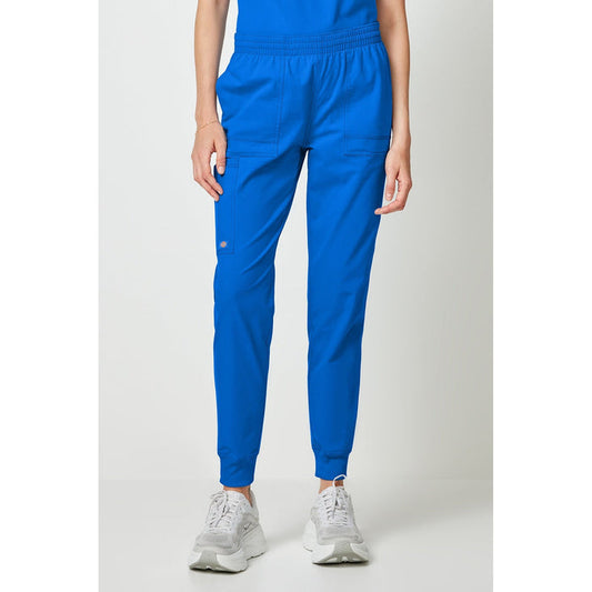 Women's Forge Mide Rise Cargo Scrub Jogger - Royal - 1