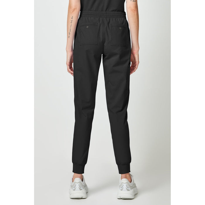 Women's Forge Mide Rise Cargo Scrub Jogger - Black - 2