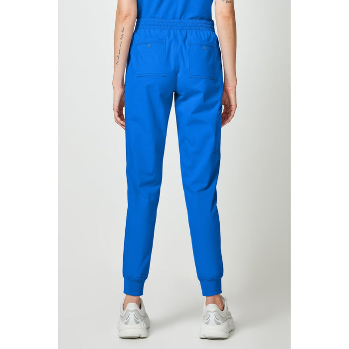 Women's Forge Mide Rise Cargo Scrub Jogger - Royal - 2