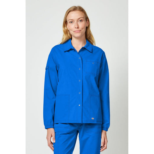 Women's Forge Snap Front Scrub Jacket - Royal - 1