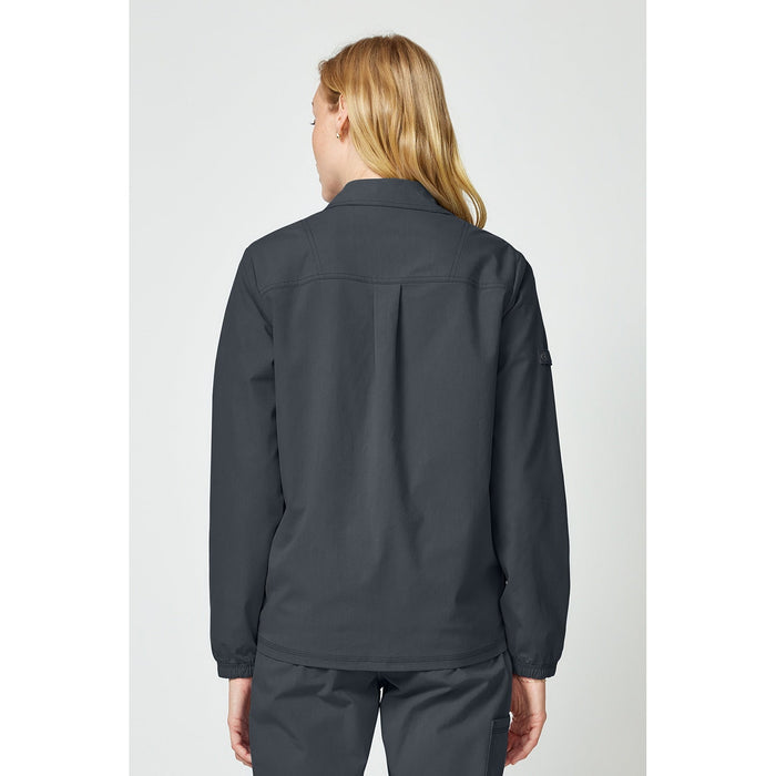 Women's Forge Snap Front Scrub Jacket - Pewter - 2