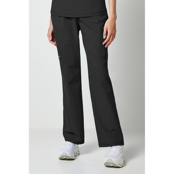 Women's Forge Straight Leg Scrub Cargo - Black - 1