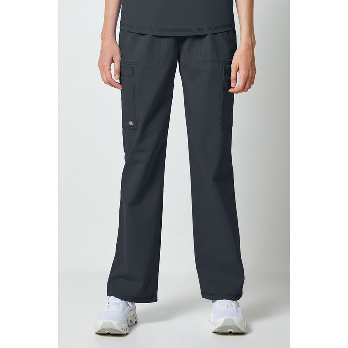 Women's Forge Straight Leg Scrub Cargo - Pewter - 1