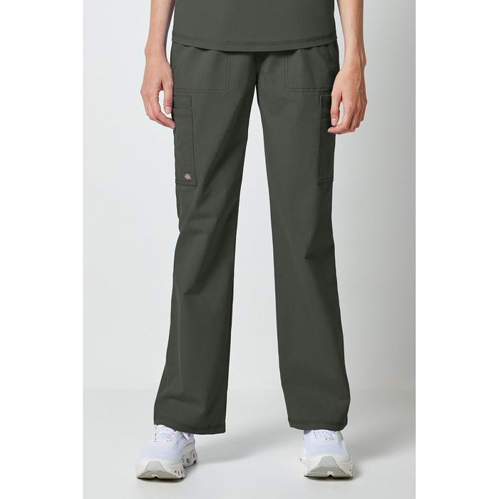 Women's Forge Straight Leg Scrub Cargo - Olive - 1